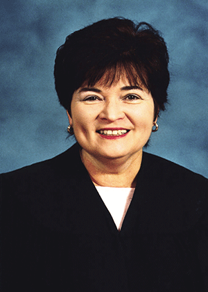 Official portrait of Judge Sara Walter Combs. 