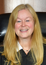 Official portrait of Judge Anne Delahanty. 