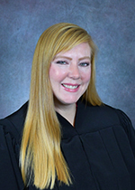 Official portrait of Judge Karen Faulkner. 