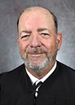 Official portrait of Judge Thomas M. Funk. 