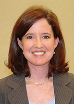 Official portrait of Judge Kathy R. Mangeot. 