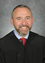 Official portrait of Judge Matt Schalk. 