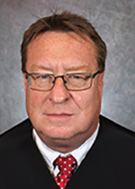 Official portrait of Judge Robert F. Wright. 