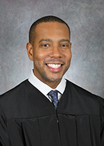 Official portrait of Judge David Curlin. 