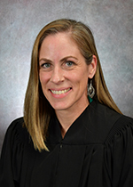 Official portrait of Judge Jennifer R. Dusing. 