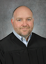 Official portrait of Judge Lucas Joyner. 