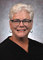 Official portrait of Judge Shelley Santry. 