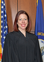 Official portrait of Judge Jessica Stone.